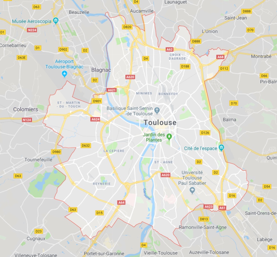 Zone d'intervention Allo Serrurier 31